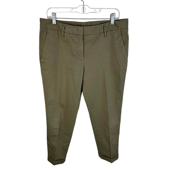 Aspesi Pants - Aspesi Women’s Khaki Trouser Pants Pleated Tan Size 46